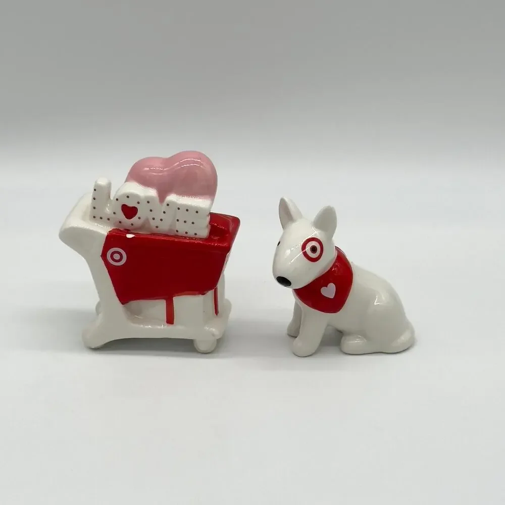 Target Valentine’s Day Bullseye Mascot Dog & Shopping Cart NEW *PLEASE READ*